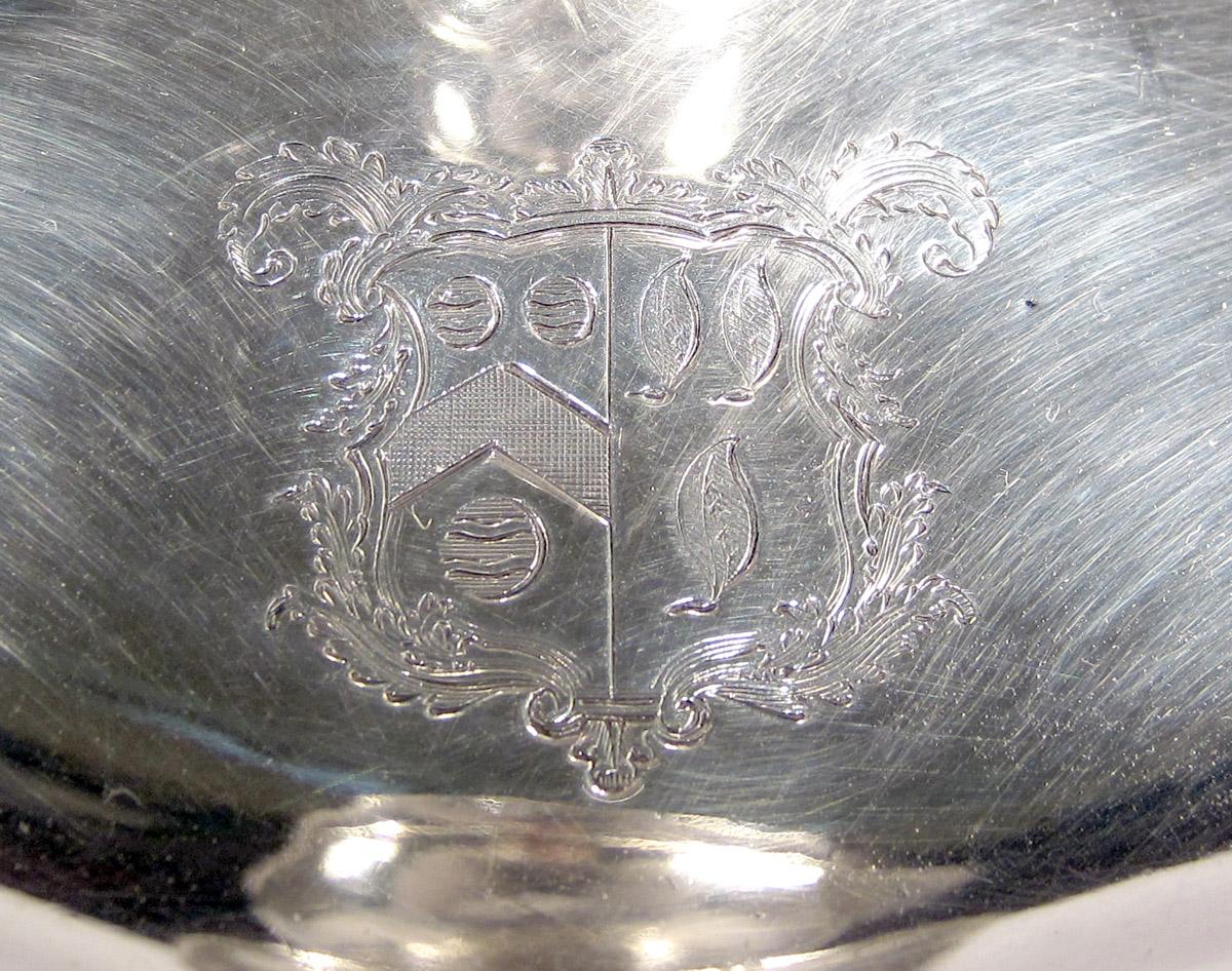 1955.0065.011 A Silver Candlestick engraved decoration