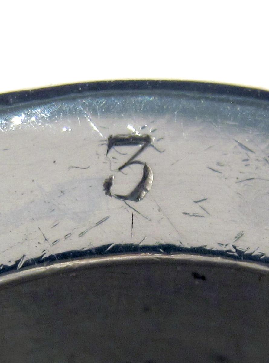 1955.0065.011 A Silver Candlestick engraving 1