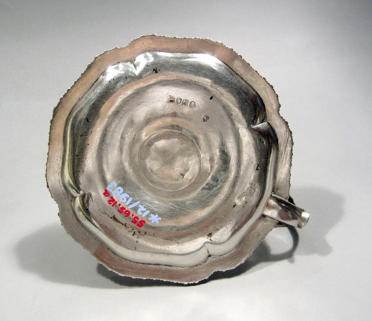 1955.0065.012 A Silver Candlestick underside