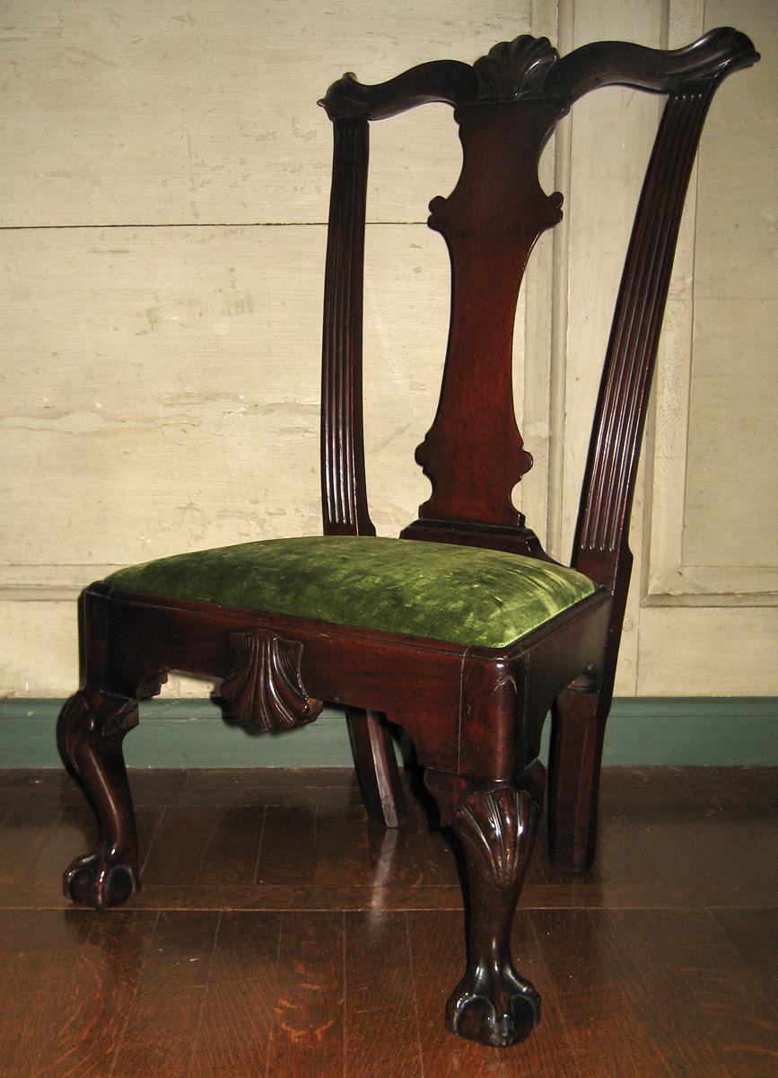 1962.0184 A, B chair and slip seat view 1
