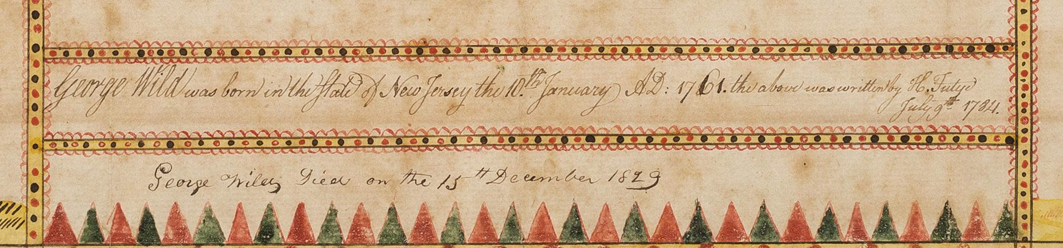 1962.0185 A Fraktur, detail 1