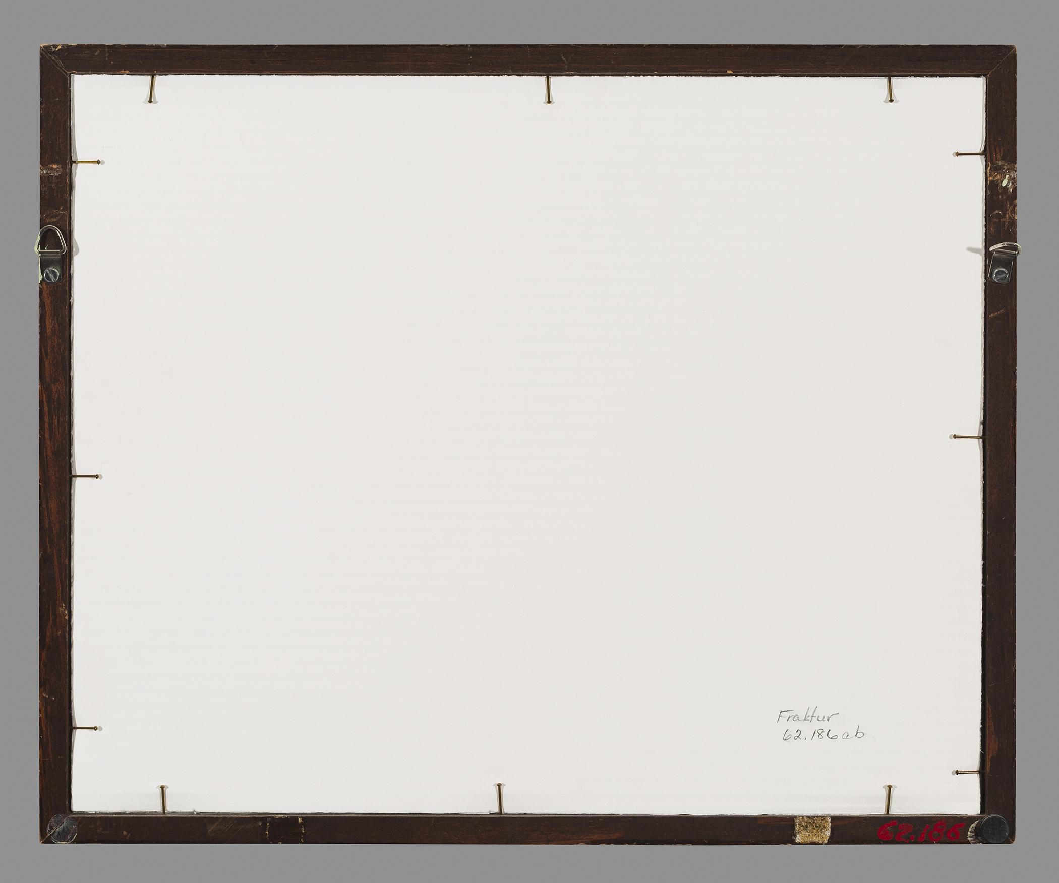 1962.0186 B Frame, reverse