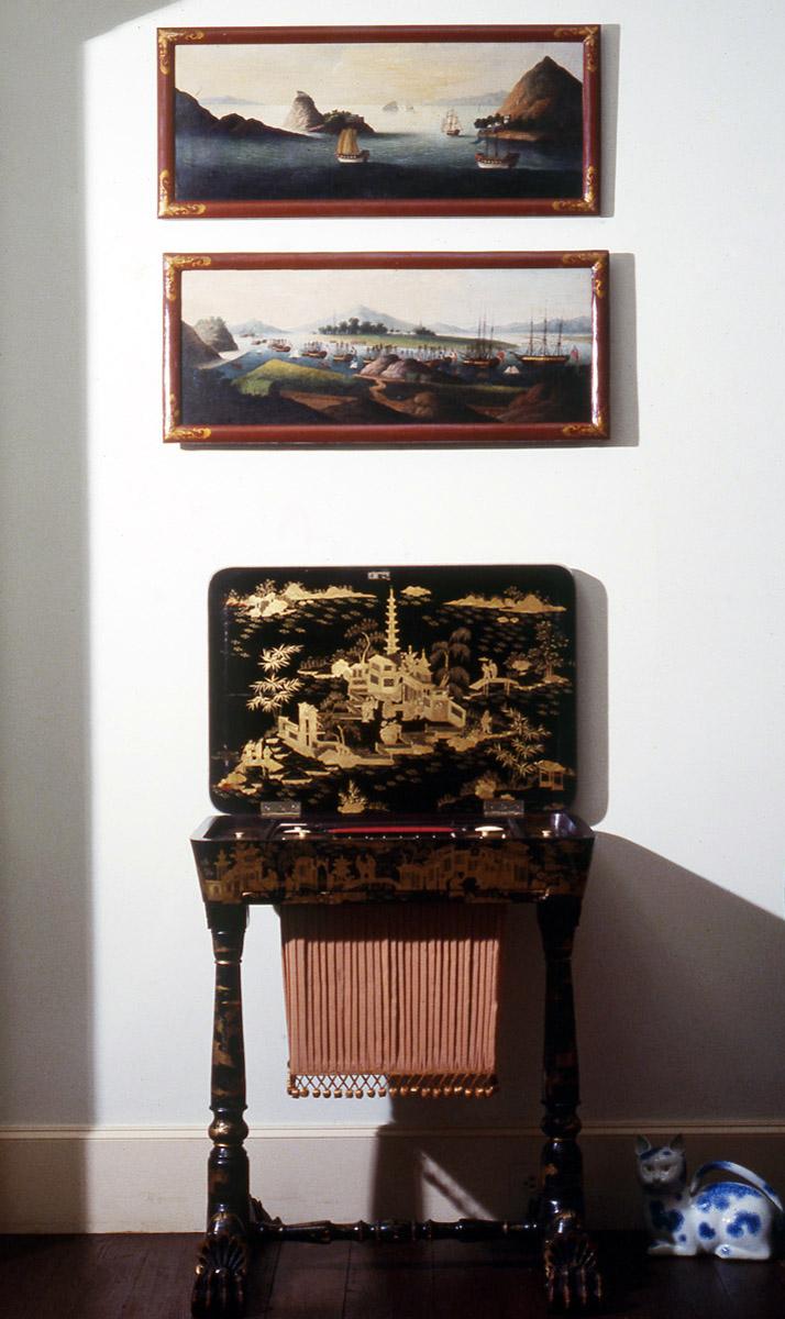 1962.0223 Table, Sewing table (in situ)