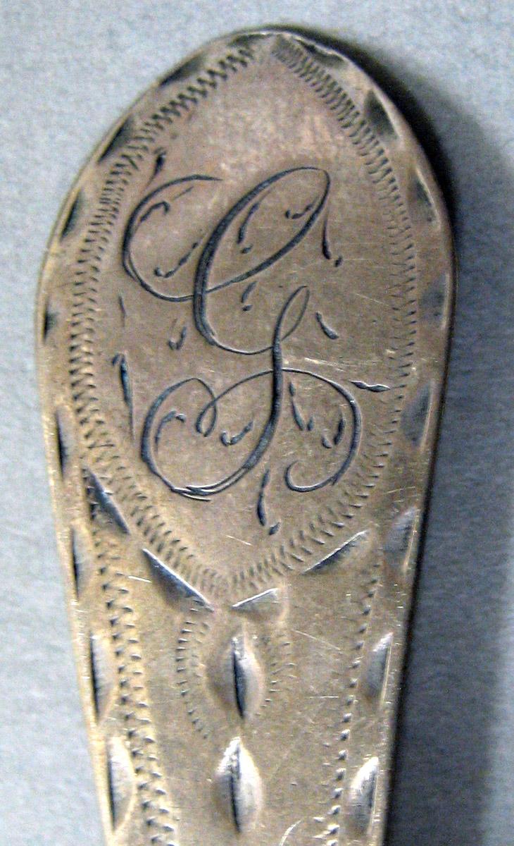 1962.0240.012 Silver Spoon engraving
