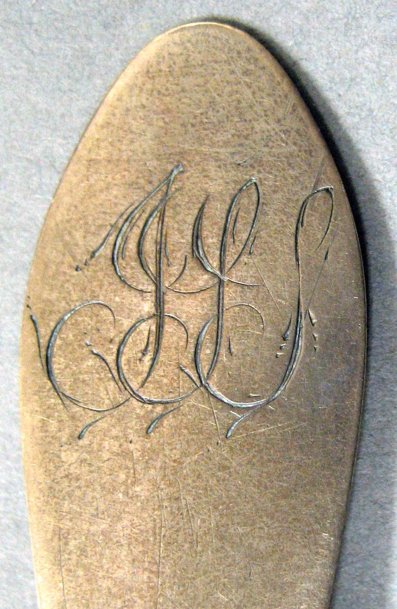 1962.0240.022 Silver Spoon engraving