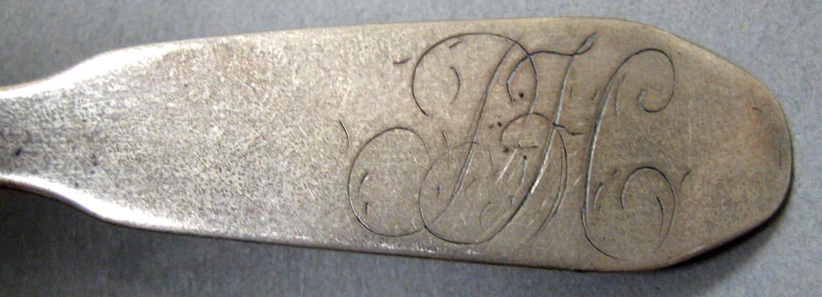 1962.0240.023 Silver Spoon engraving