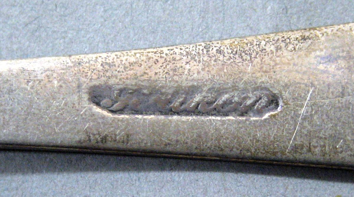 1962.0240.024 Silver Spoon mark