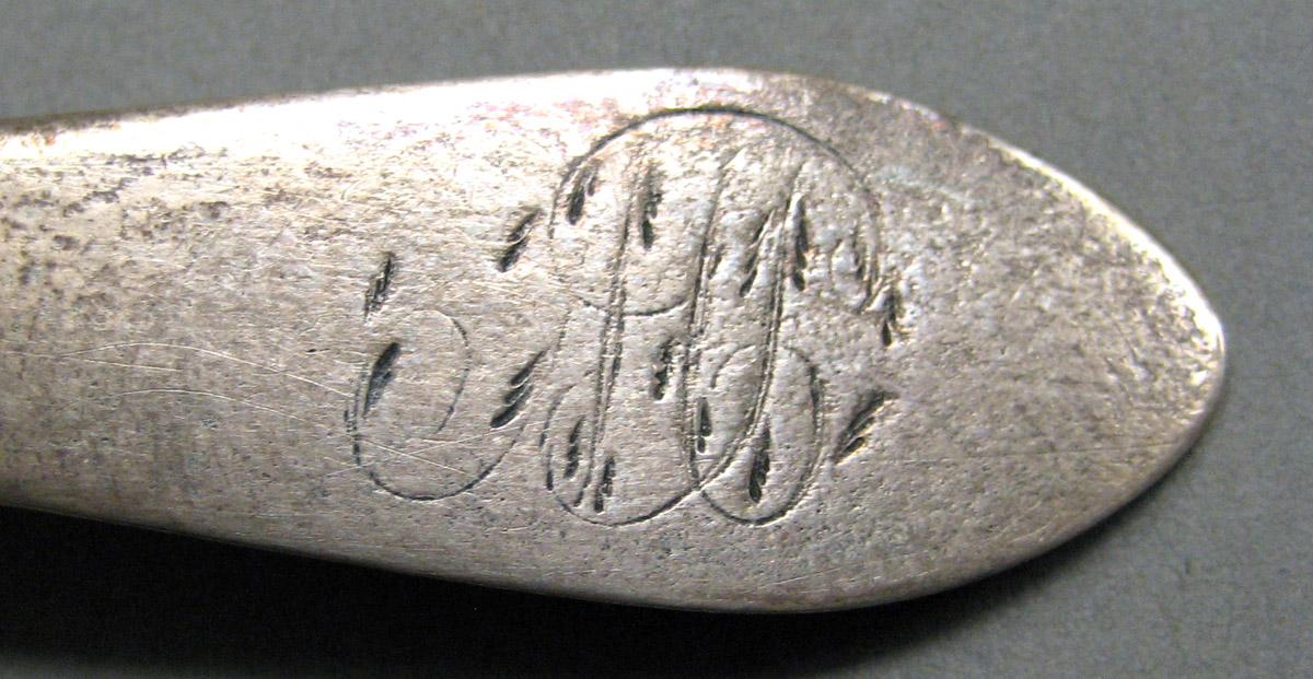 1962.0240.032 Silver Spoon engraving
