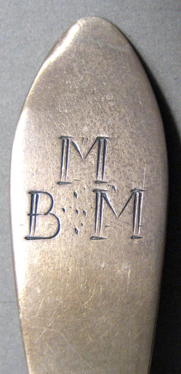 1962.0240.046 Silver Spoon engraving