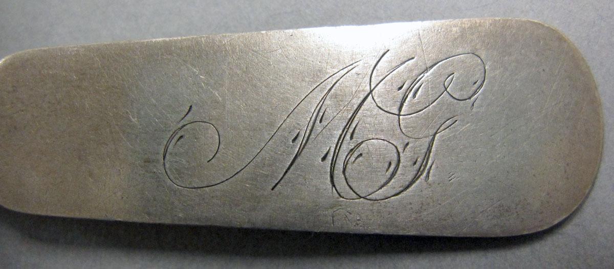 1962.0240.063 teaspoon engraving