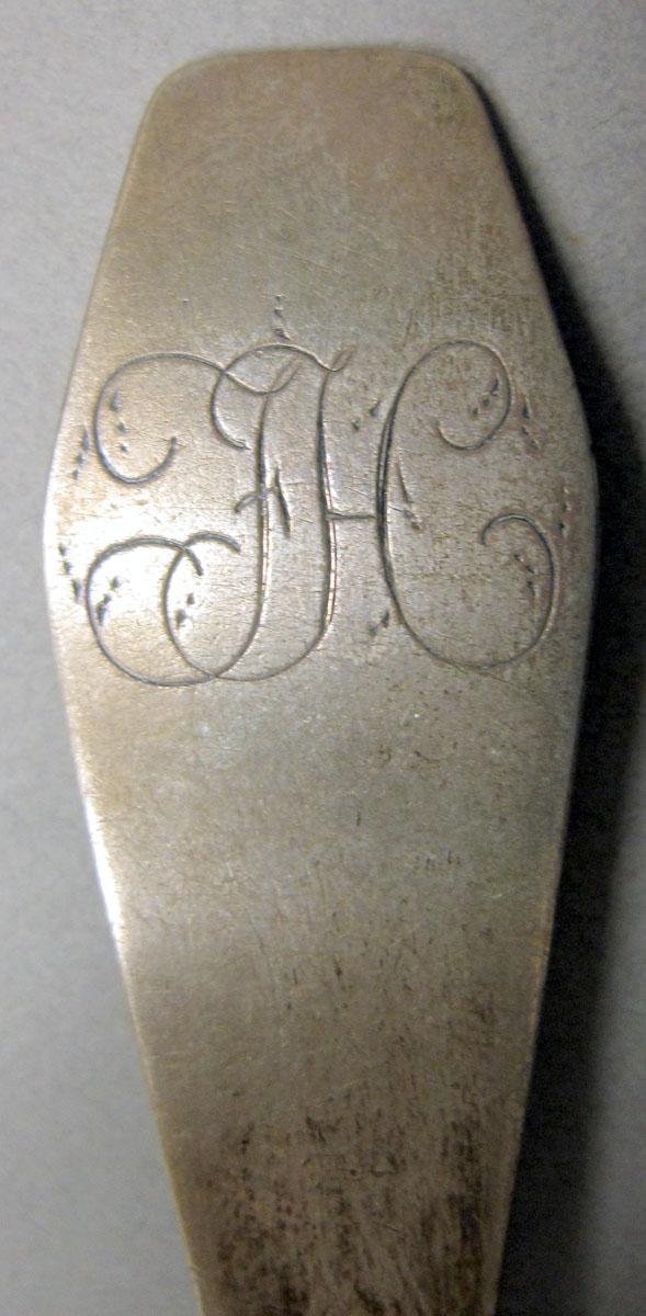1962.0240.082 teaspoon engraving