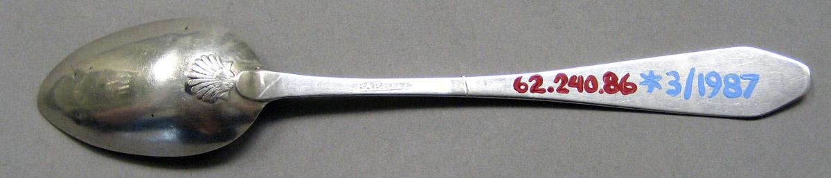 1962.0240.086 Silver Spoon underside