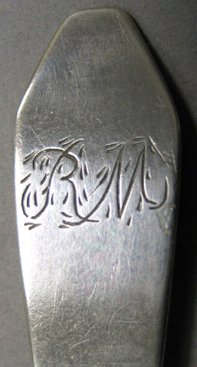 1962.0240.086 Silver Spoon engraving
