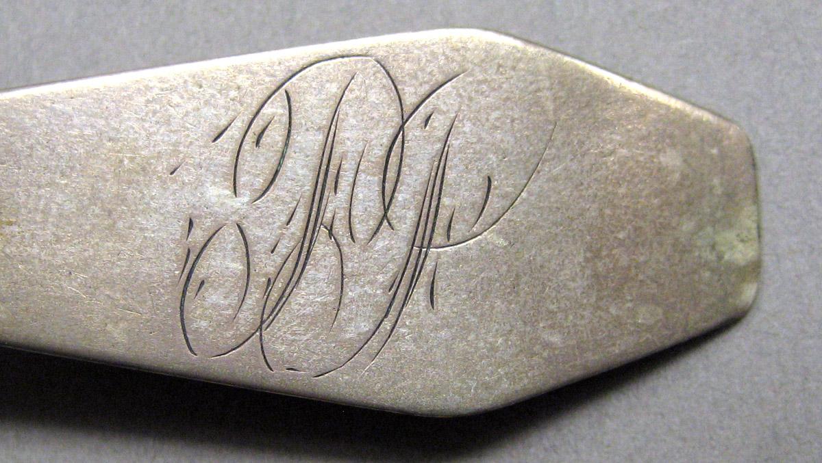 1962.0240.088 Silver Spoon engraving