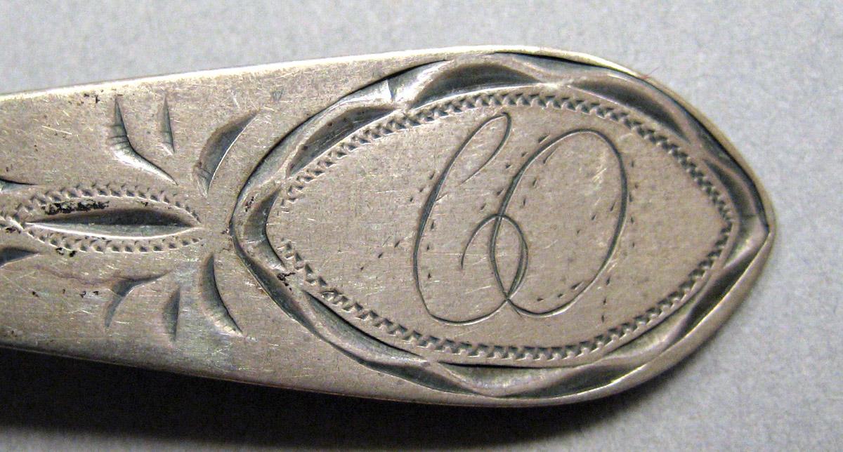 1962.0240.090 Silver Spoon engraving