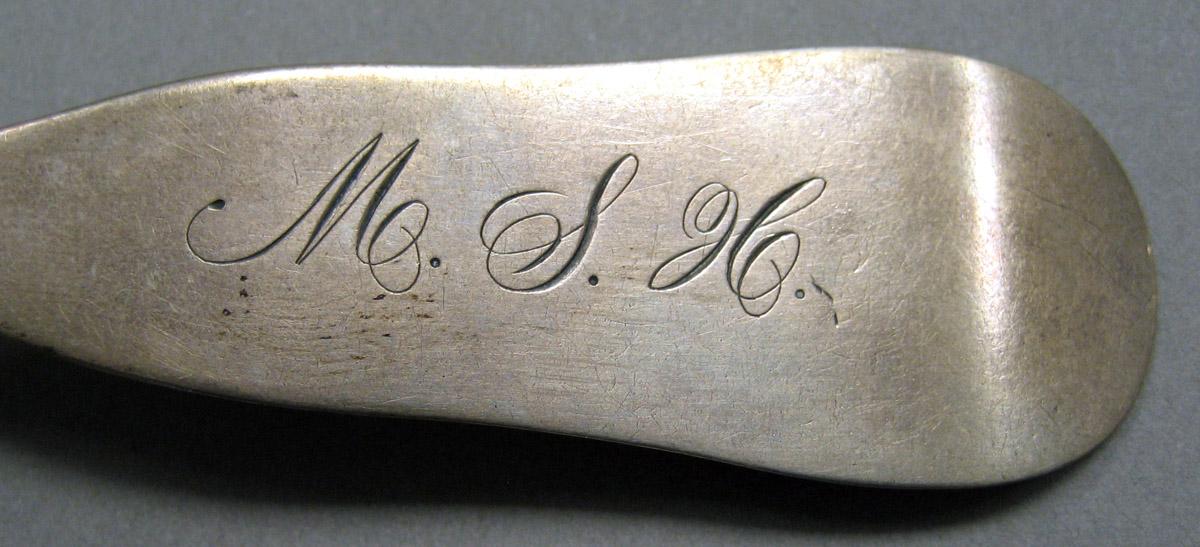 1962.0240.092 Silver Spoon engraving