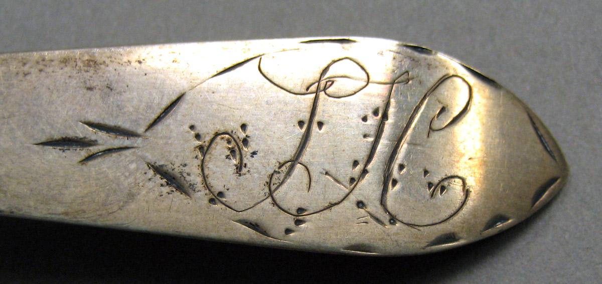 1962.0240.096 Silver Spoon engraving