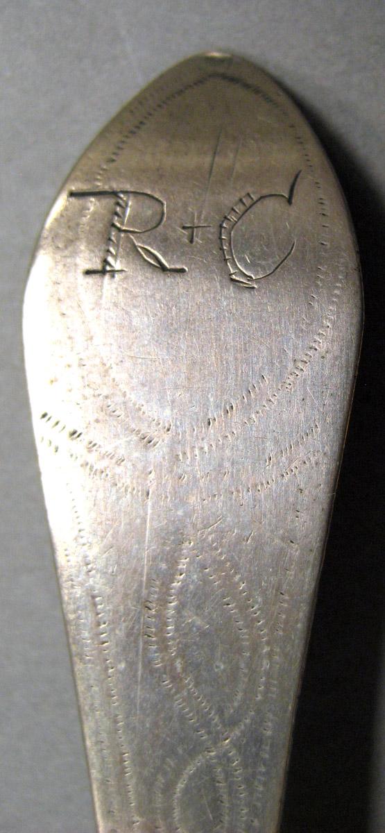 1962.0240.098 Silver Spoon engraving