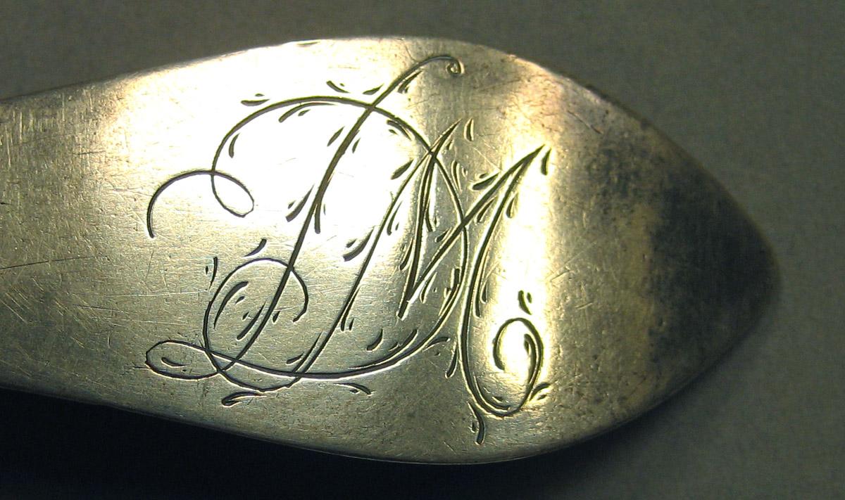 1962.0240.1000 Silver Spoon engraving