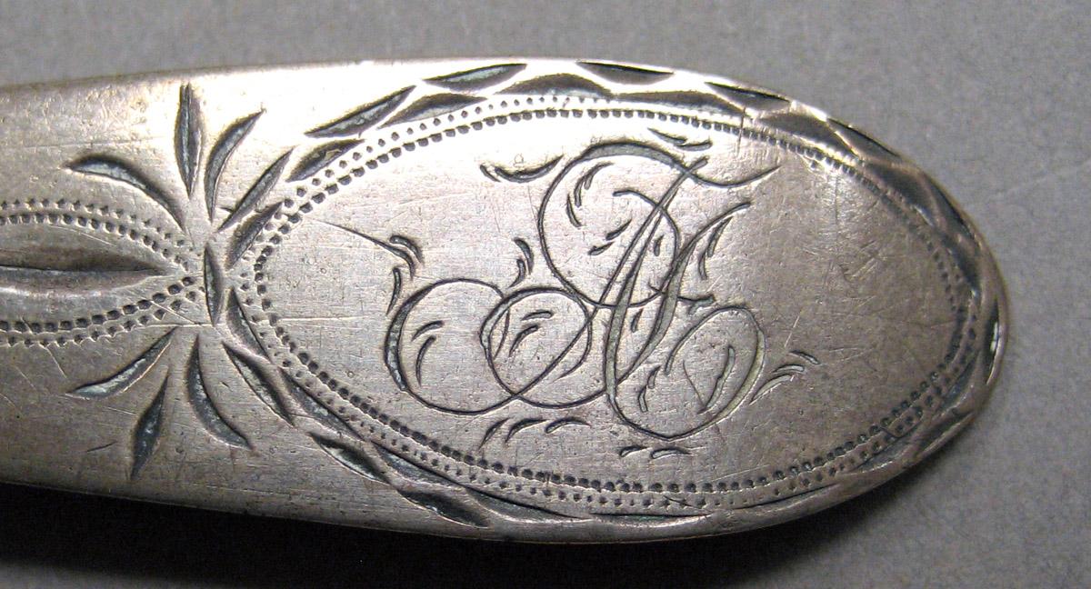 1962.0240.100 Silver Spoon engraving
