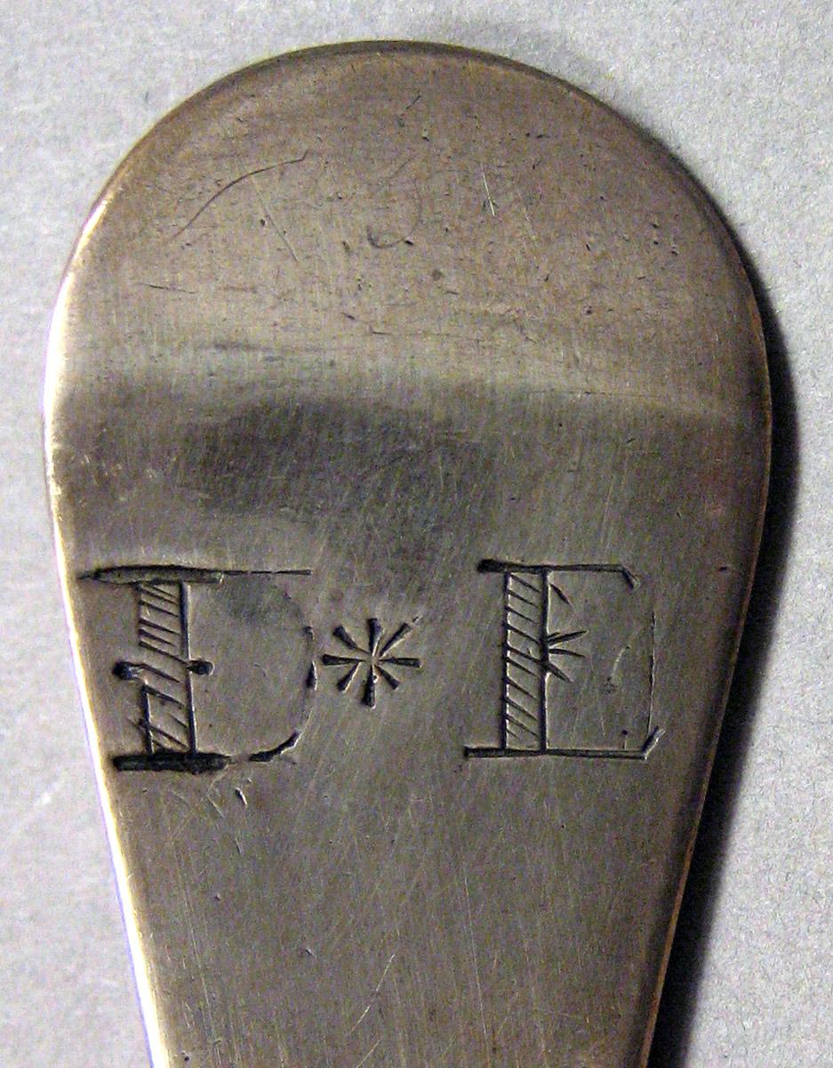 1962.0240.1012 Silver Spoon engraving