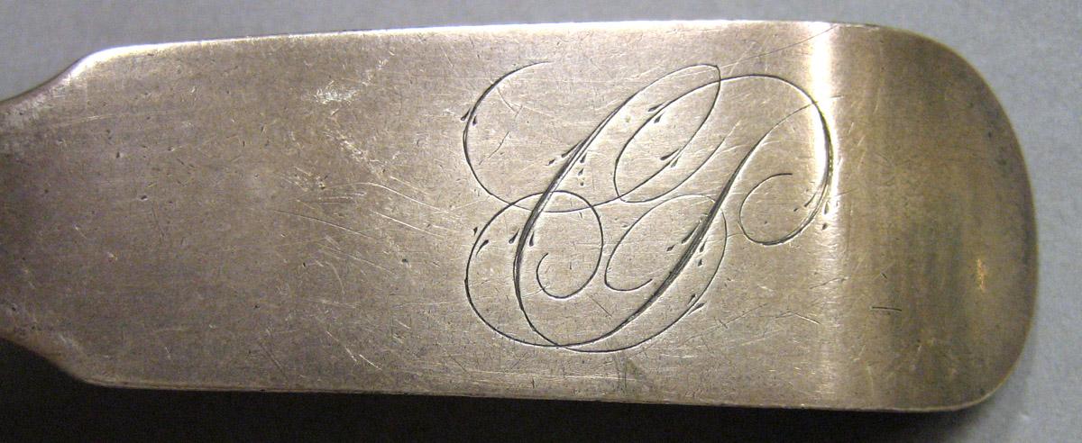 1962.0240.1015 Silver Spoon engraving