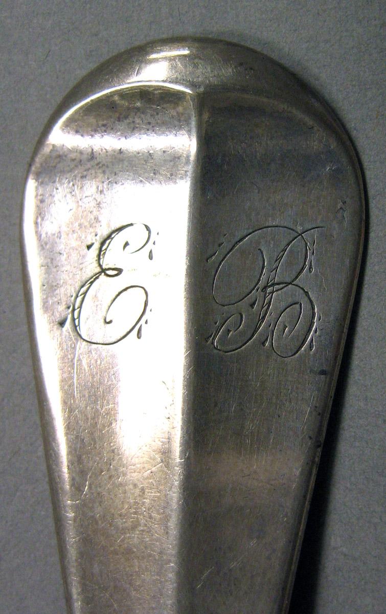 1962.0240.1017 Silver Spoon engraving upper surface