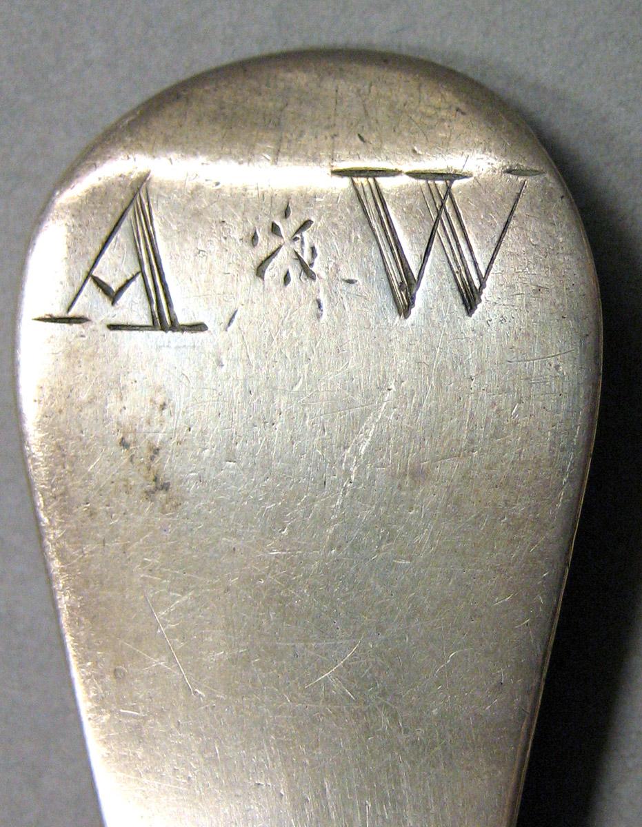 1962.0240.1018 Silver Spoon engraving