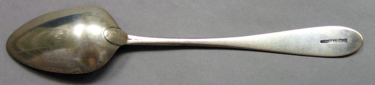 1962.0240.1020 Silver Spoon underside