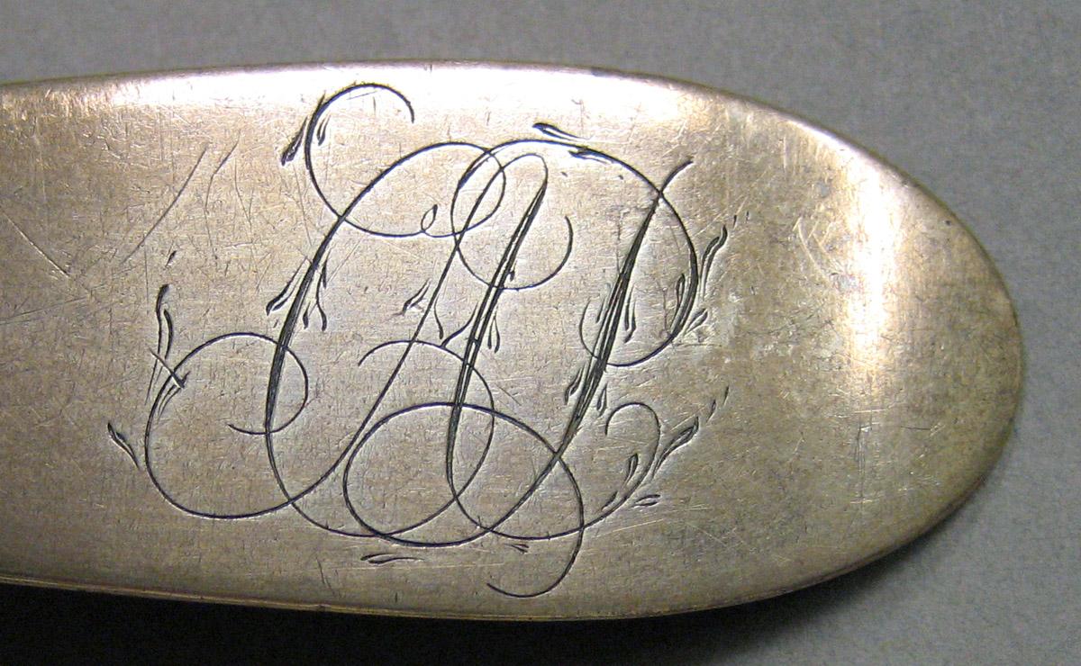 1962.0240.1020 Silver Spoon engraving