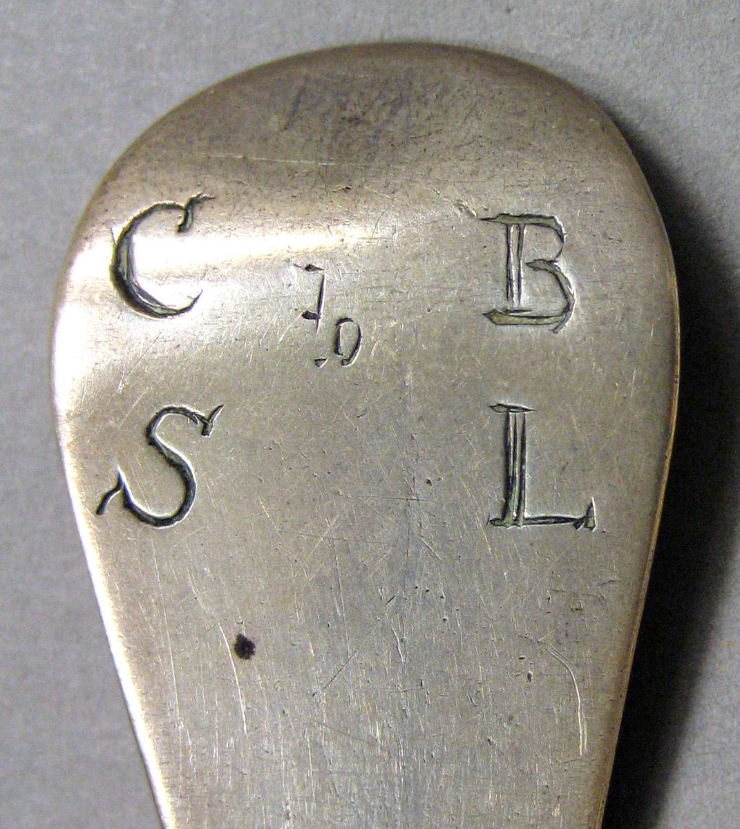 1962.0240.1023 Silver Spoon engraving