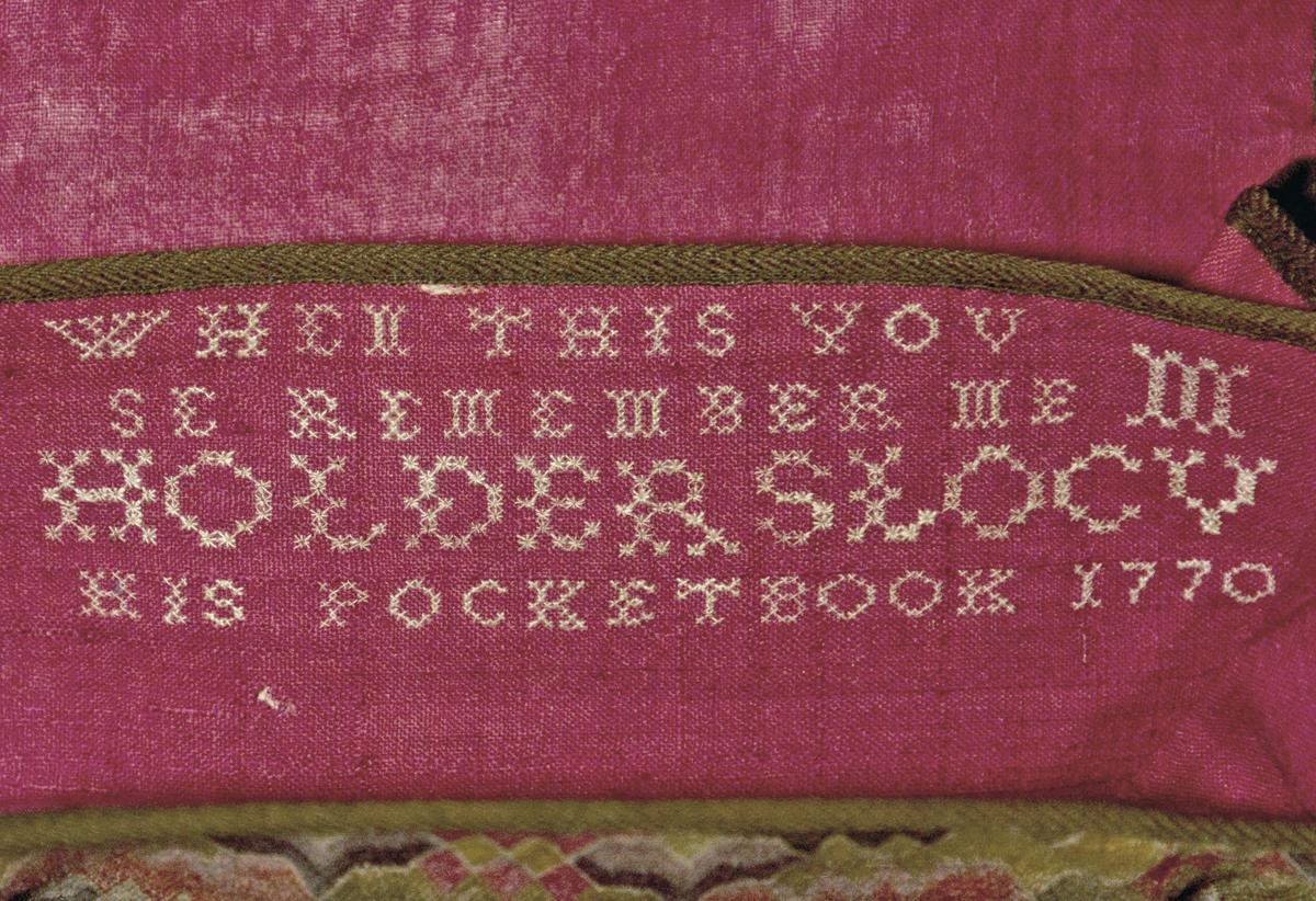 1955.0082 Pocketbook, Inscription