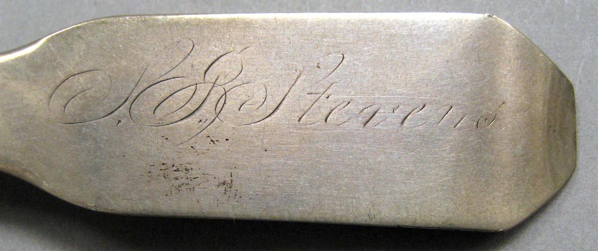 1962.0240.104 Silver Spoon engraving