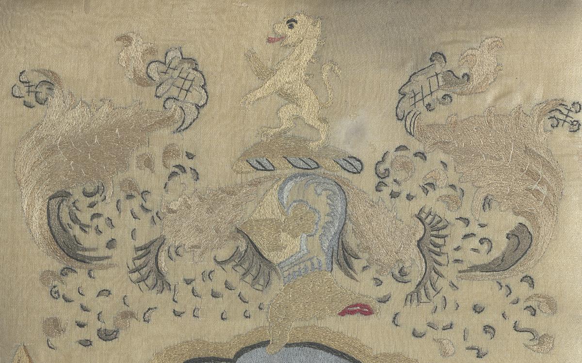 1955.0083.003 A Needlework Picture, Detail