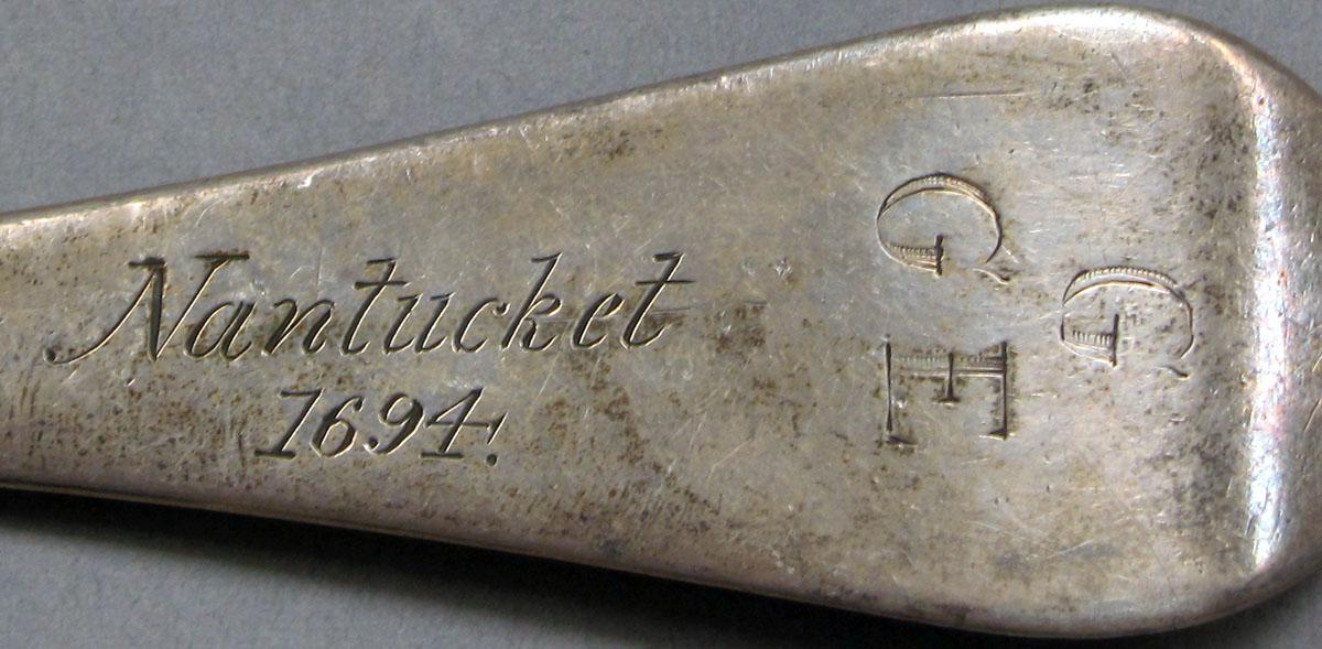 1962.0240.1077 Silver spoon engraving 2