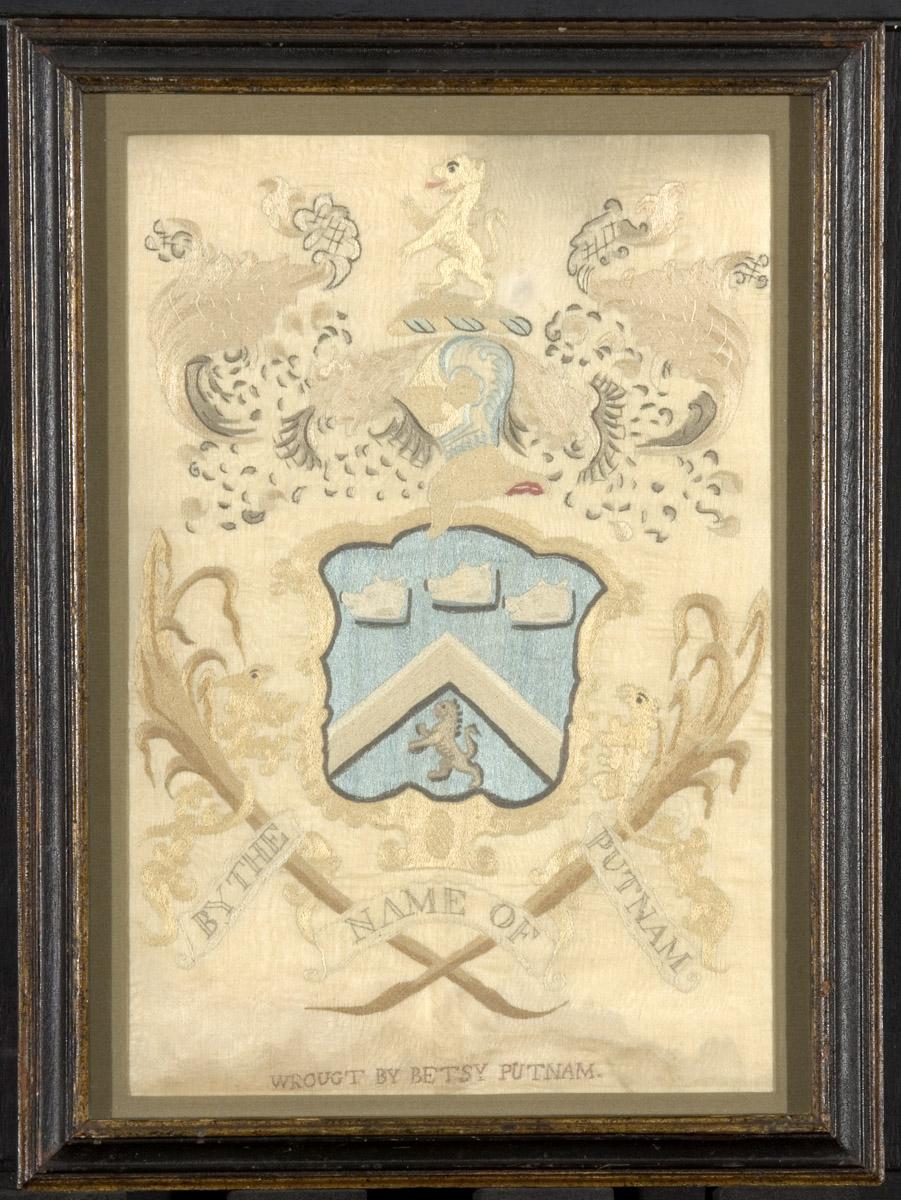 1955.0083.003 A, B Needlework picture