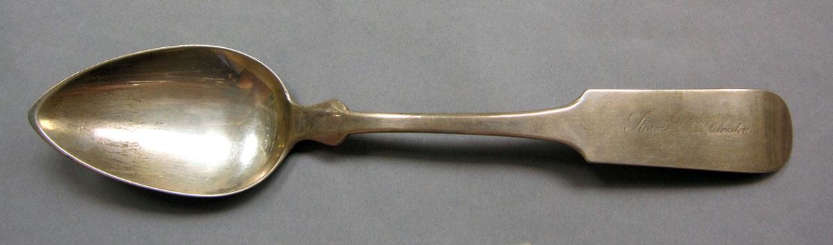 1962.0240.1082 Silver spoon upper surface