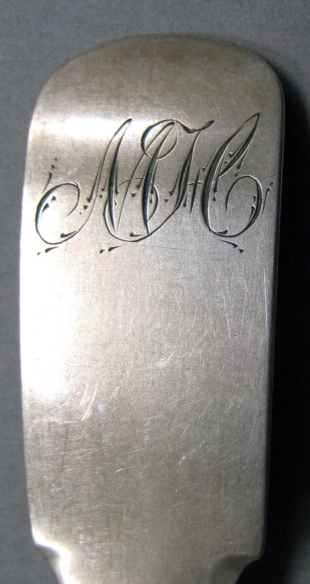 1962.0240.108 Silver Spoon engraving