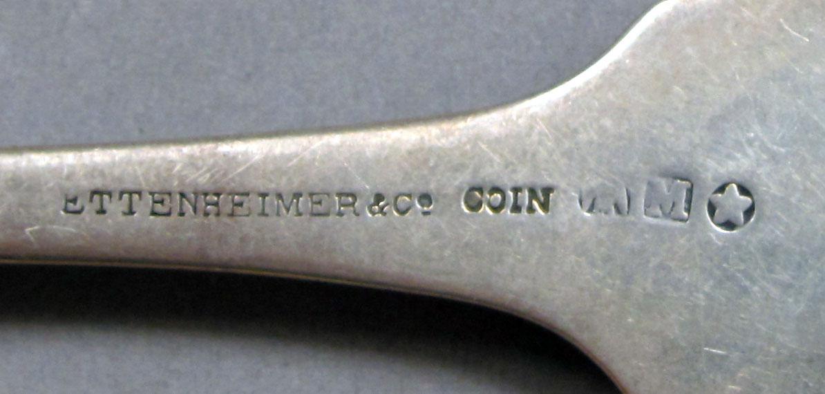 1962.0240.1096 Silver spoon mark
