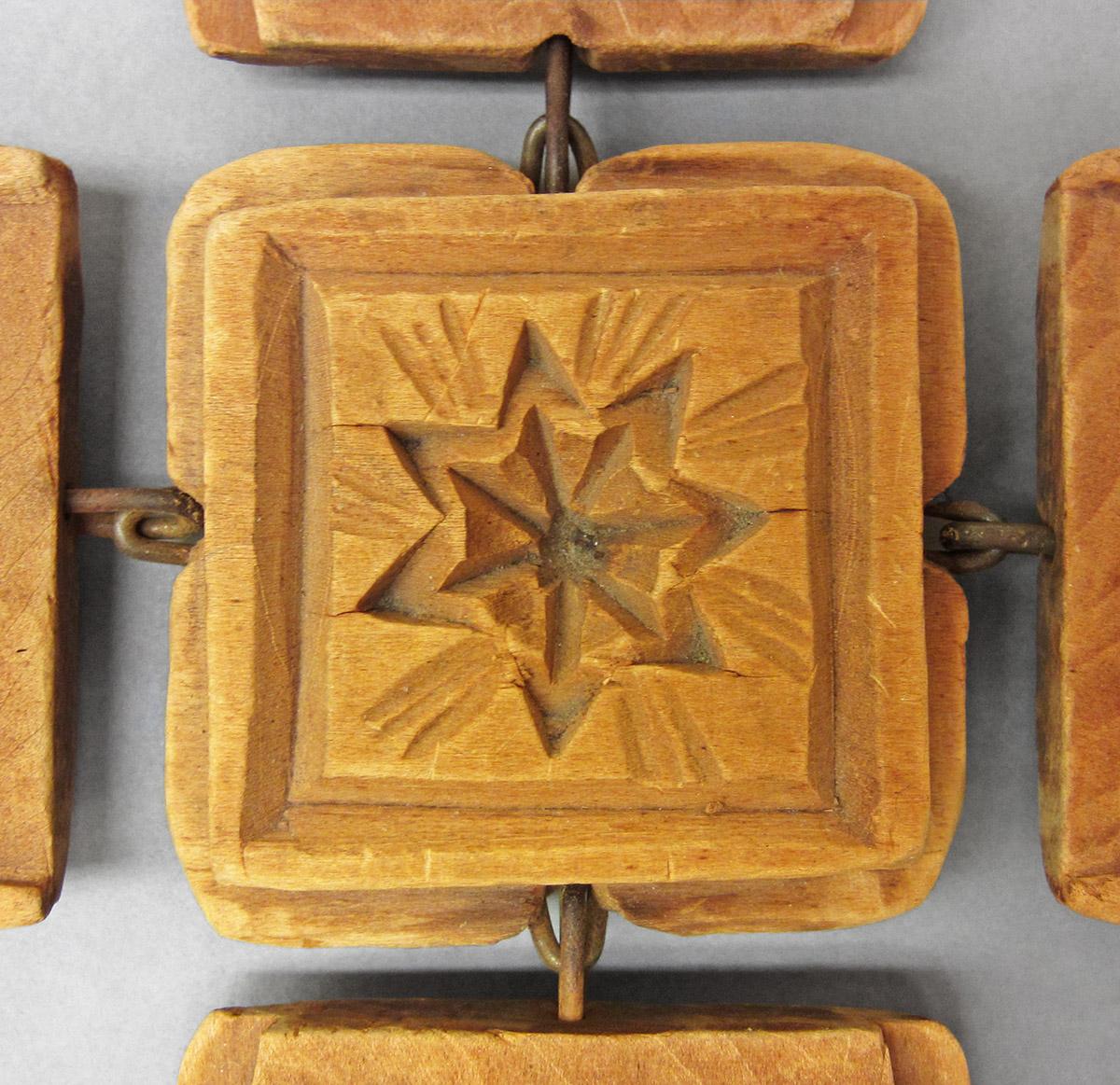 1955.0083.005, Butter mold, carving detail 5