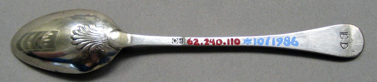 1962.0240.110 Silver Spoon underside