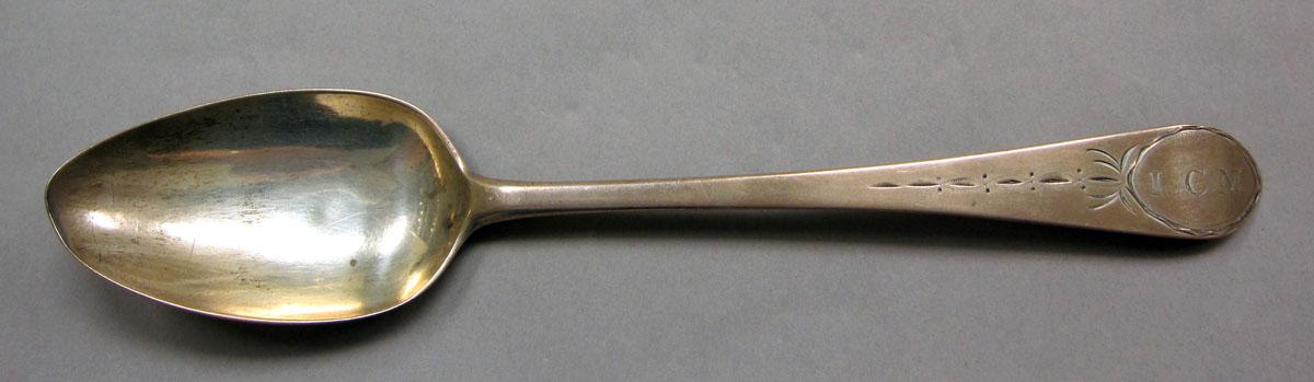 1962.0240.1112 Silver spoon upper surface