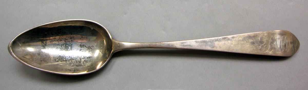 1962.0240.1119 Silver spoon upper surface