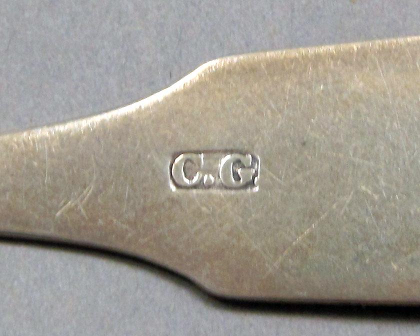 1962.0240.1123 Silver spoon mark
