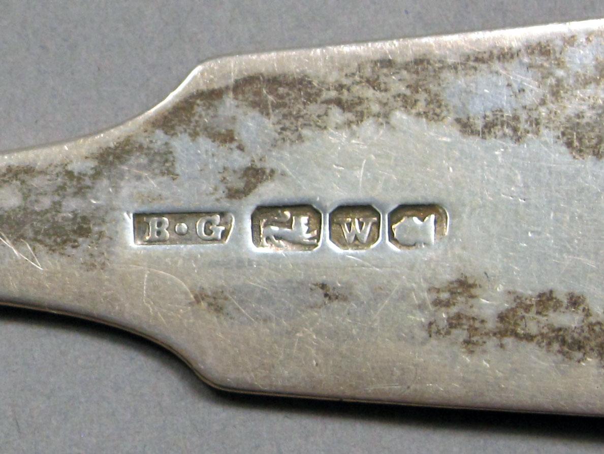 1962.0240.1125 Silver spoon mark