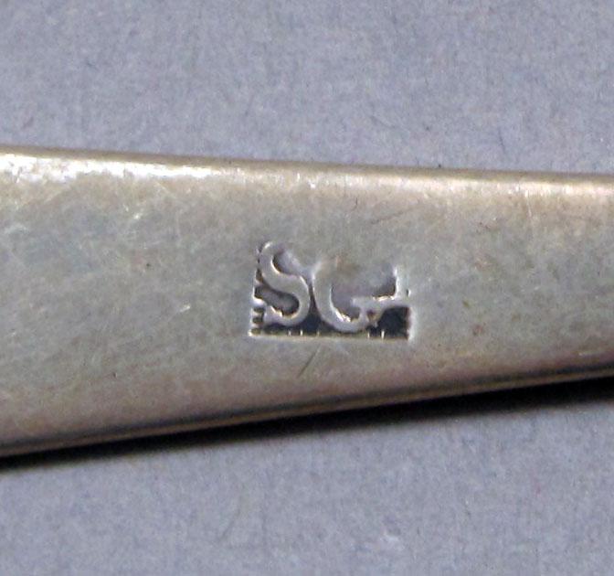1962.0240.1130 Silver spoon mark