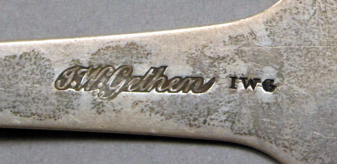 1962.0240.1135 Silver spoon mark