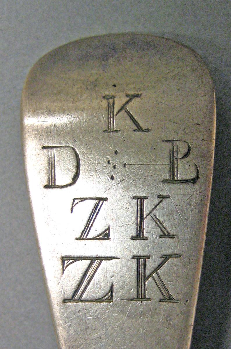 1962.0240.1161 Silver Spoon engraving