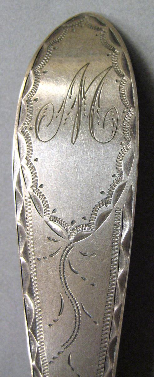1962.0240.1163 Silver Spoon engraving