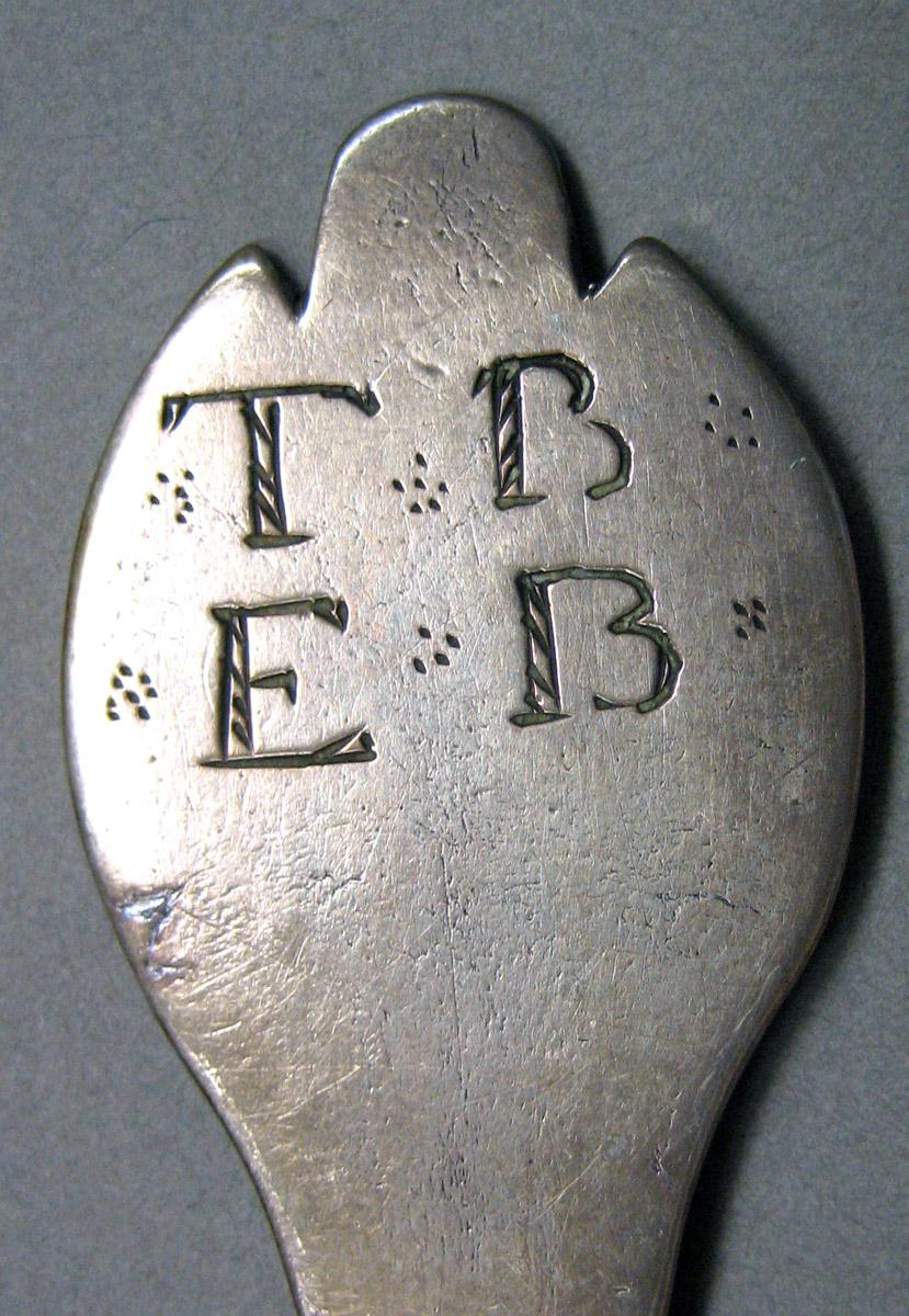 1962.0240.1166 Silver Spoon engraving